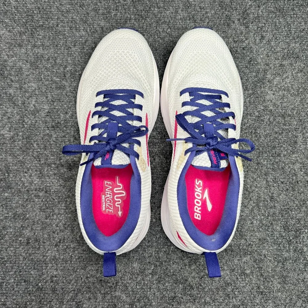 Brooks Revel 5 Running Shoes Women's‎ Size 11 White Athletic Training Sneakers